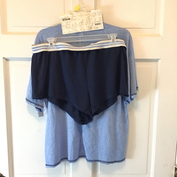 Disney Stitch 3pc Cute Cartoon Sleepwear Pajama Set Size Large 12-14 - Picture 7 of 10